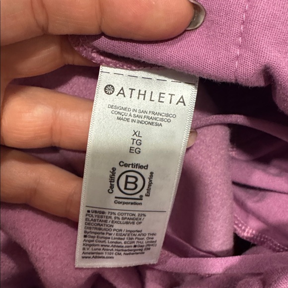 NWT Athleta Forever Fleece Jogger Size XL - Picture 9 of 10